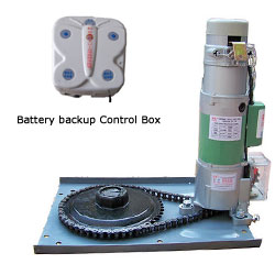 Battery Backup Rolling Door Motor