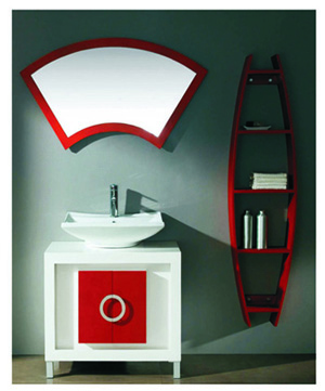 PVC bathroom cabinet, modern bathroom vanity