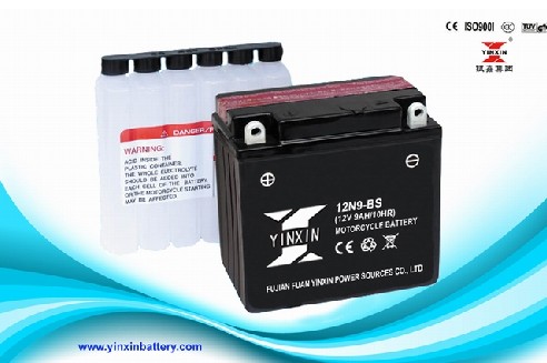 Dry-Charged Mf Motorcycle Battery