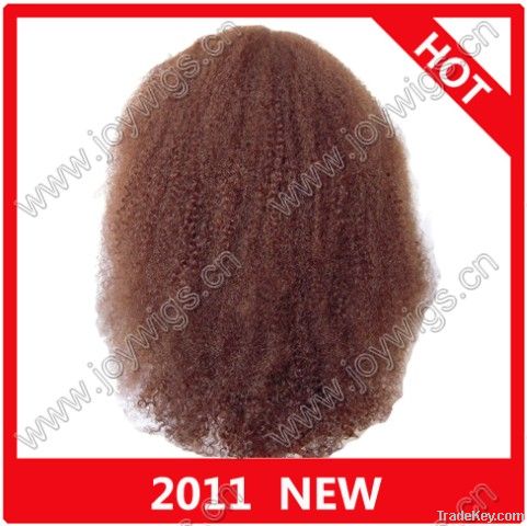 In Stock!!! Afro Kinky curl Indian Remy Lace Front Wig Human Hair Wig