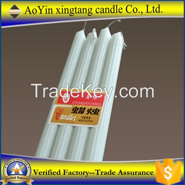 Hot selling white candle/fluted Candle