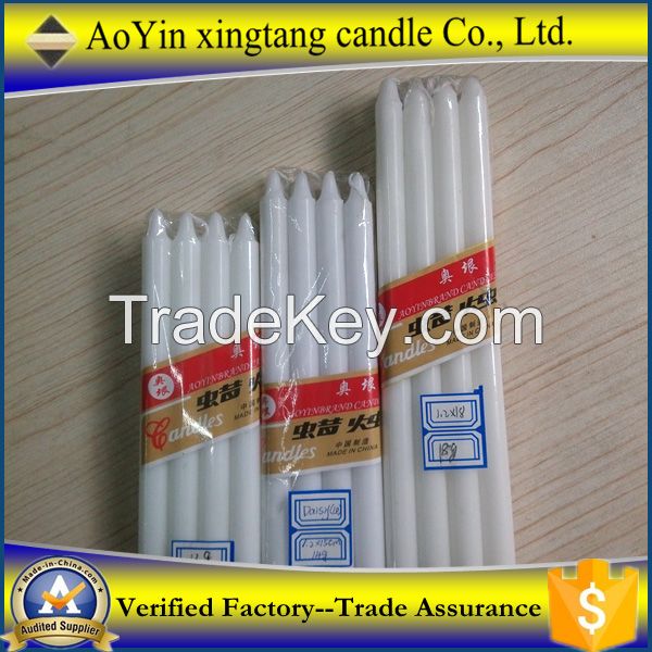 14g/15g White Church Candle handmade candle factory in China