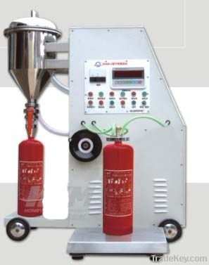 Automatic fire extinguisher powder filler