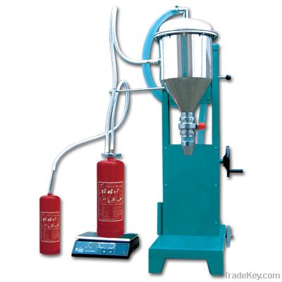 Pollution free extinguisher dry powder filling machine GFM16-1