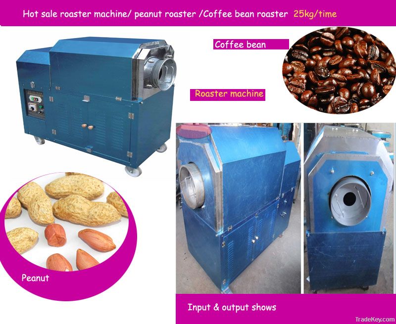 peanut/ sunflower seed/ almond/ hazelnut/ cashew nut roaster machine