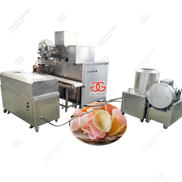 Automatic Indonesia Shrimp Prawn Cracker Making Machine for Sale