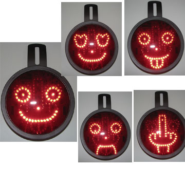 LED Car Emoticon - Car Message Sign