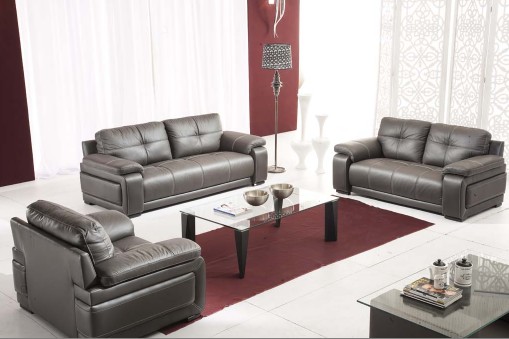 modern leather sofa