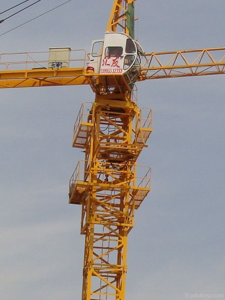 Hot 56M Cat Head Tower Crane TC5610 6tons Load External Climbing Type ...