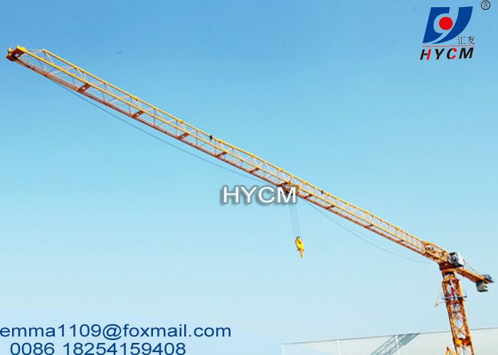 PT5515 Top Flat Tower Crane 8tons Load 45m Working High Specification