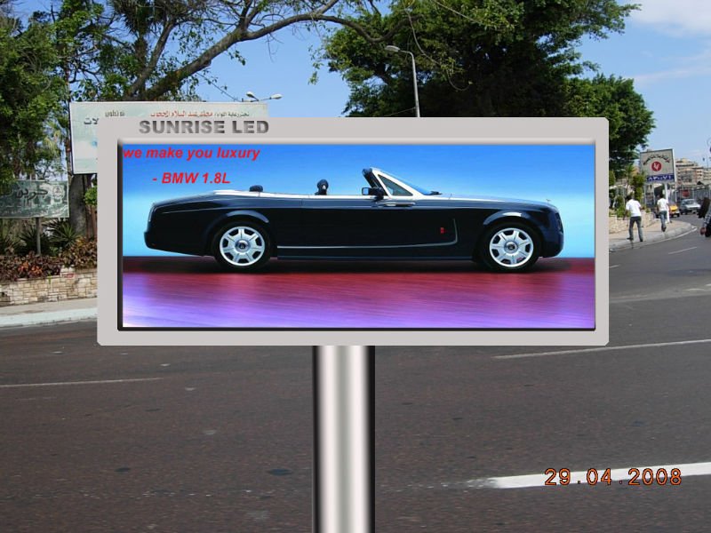 commercial advertising outdoor full color led display