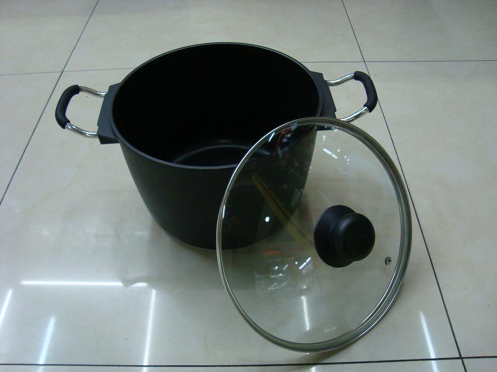 die-cast aluminium deep pot