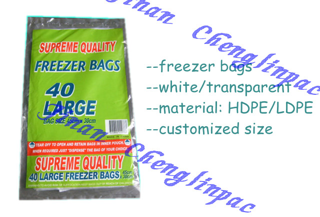 food bags .plastic bags for food, freezer bags , coller bags