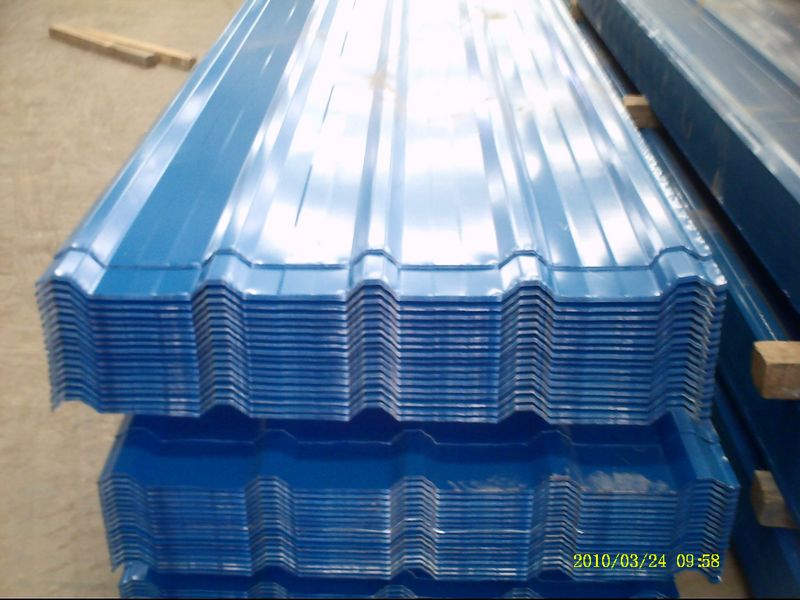 colored corrugated steel sheet