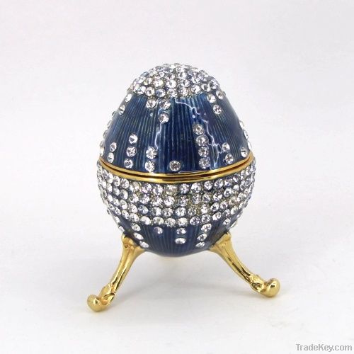 Faberge Easter egg jewelry box Christmas candy box decorative christma