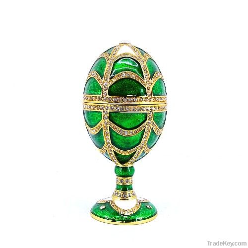 Hot sale Faberge Egg Metal trinket box