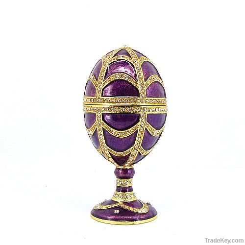 Hot sale Faberge Egg Metal trinket box