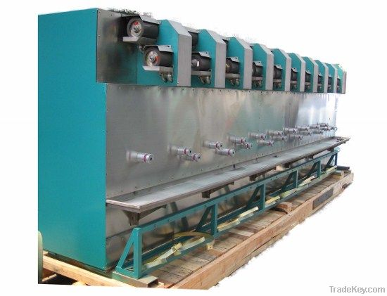 Recycled fiber production line