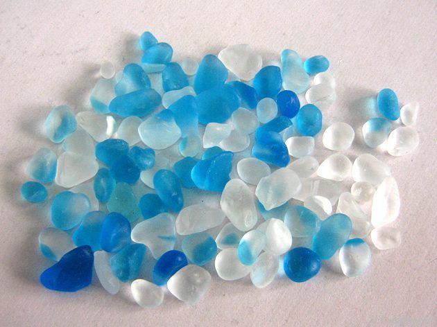 color glass pebbles