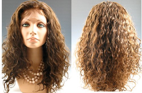100%human hair front lace wig