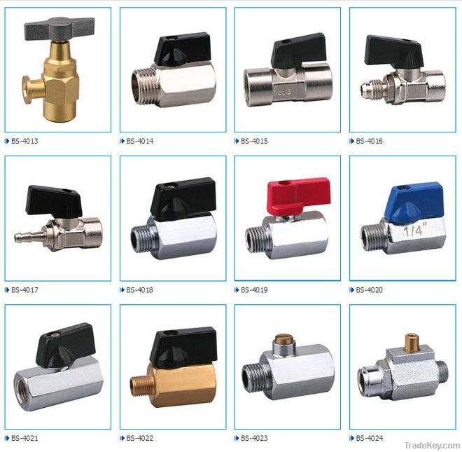 mini brass ball valve