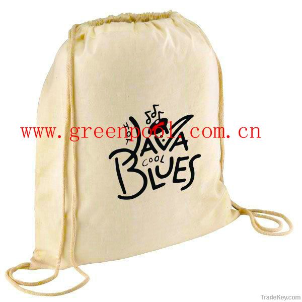 cotton drawstring backpack