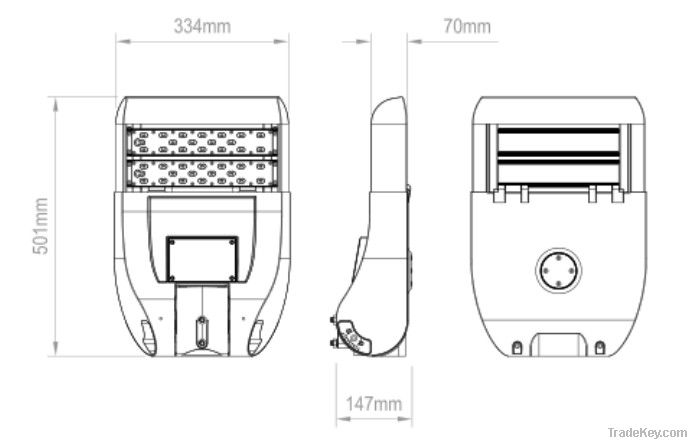 30W-300W Radar LED street light