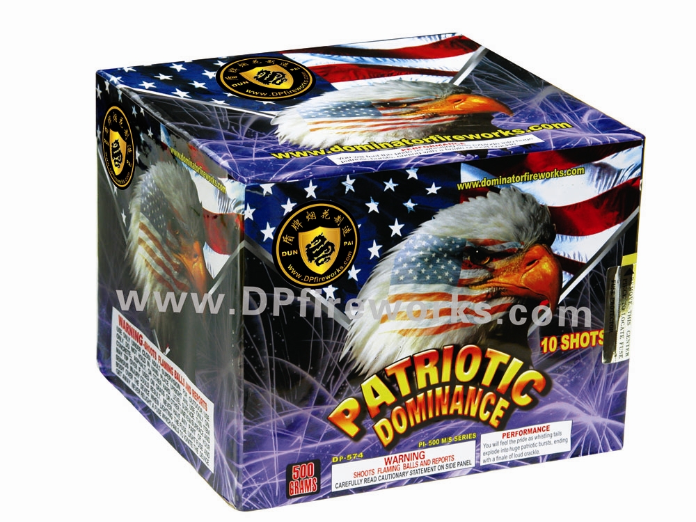 DP-574 Patriotic Dominance - 500g Cake fireworks