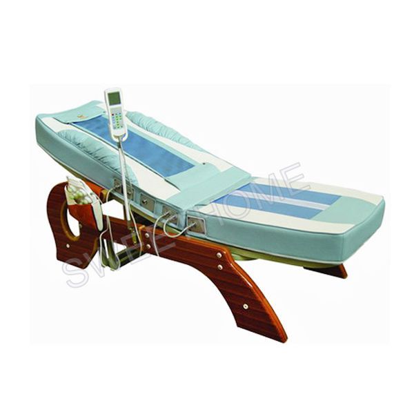Electric Lift Whole Body Tourmaline Jade Wooden Massage Bed