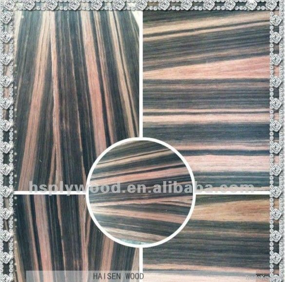 Natural/E.V. Ebony Veneer Fancy Plywood for deocration and furniture