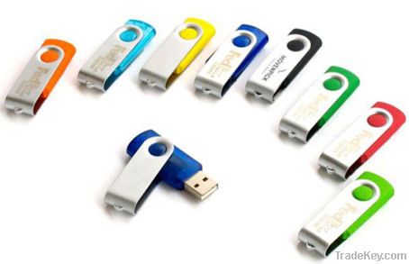 2GB swivel USB flash drive, supports plug and play function