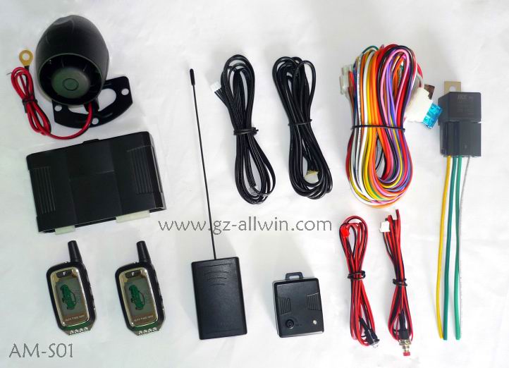AM tw way car alarm system without start