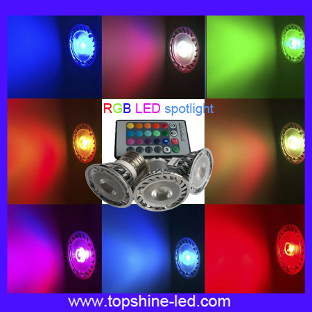 RGB LED spotlight