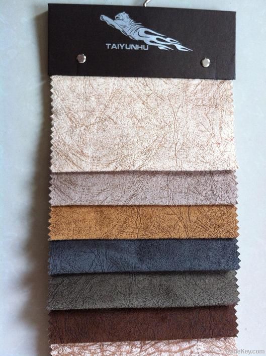 bronzed faux suede fabric