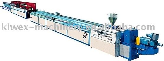 PVC profile extrusion line