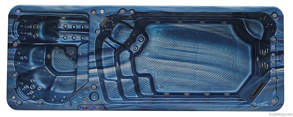 Dual-zone swim spa SW-59A with CE, SAA, ISO certificate