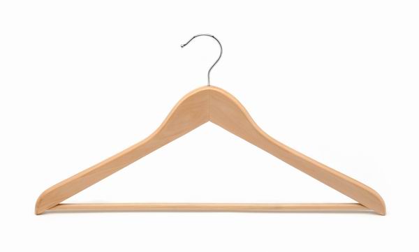 wooden clothes hanger