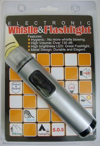 Electronic Whistle with Flashlight: HP-889