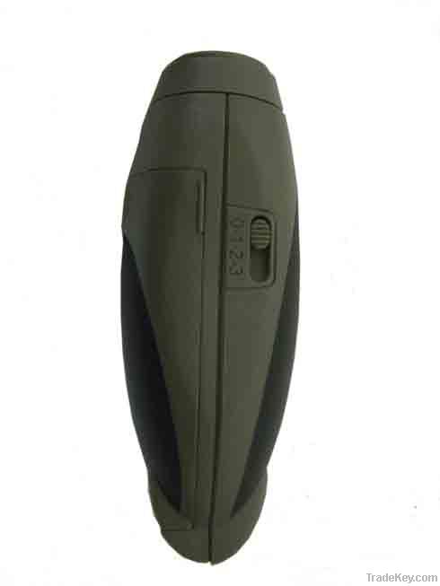 3 Tone Olive Shape Plastic Electronic Whistle HP-588-3