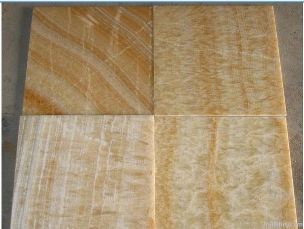 Natural Chinese marble -Wood grain yellow marble