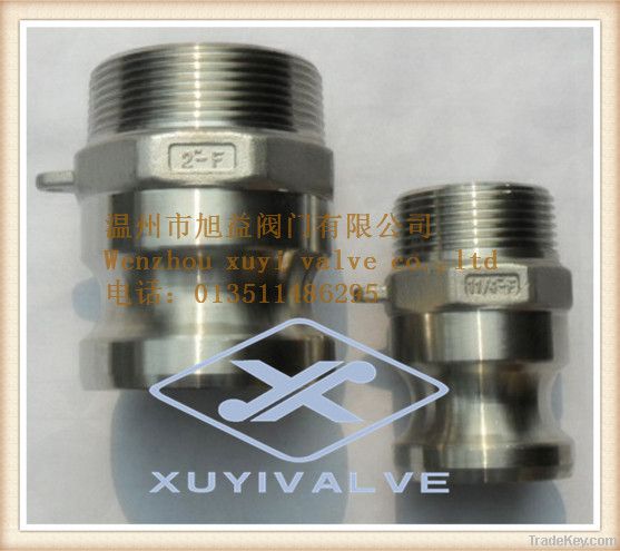 stainless steel camlock couplings F type