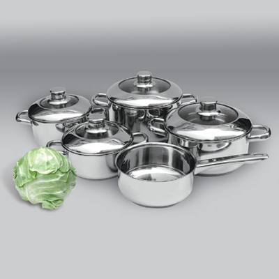 9 PCS stainless steel cookware sets