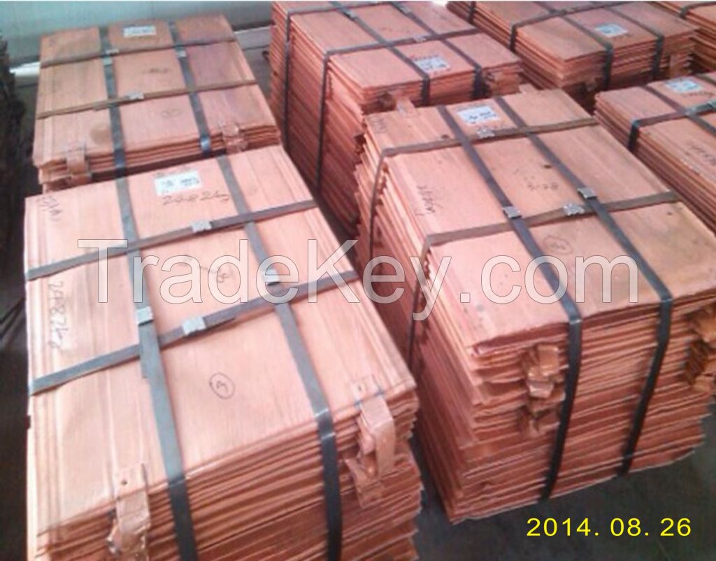 price 99.99% purity Copper Cathode