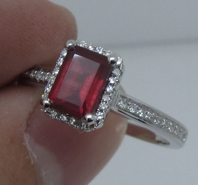 natural ruby and diamond ring