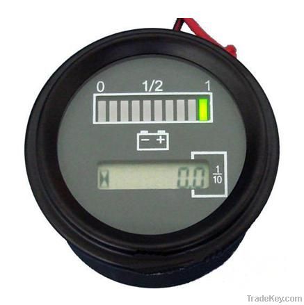 12V Battery Indicator (Tri-Colour Round)