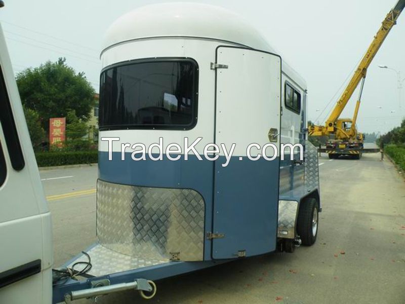 2 horse straight load trailer camping trailers