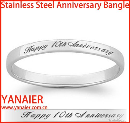 stainless steel bangles& anniversary gift