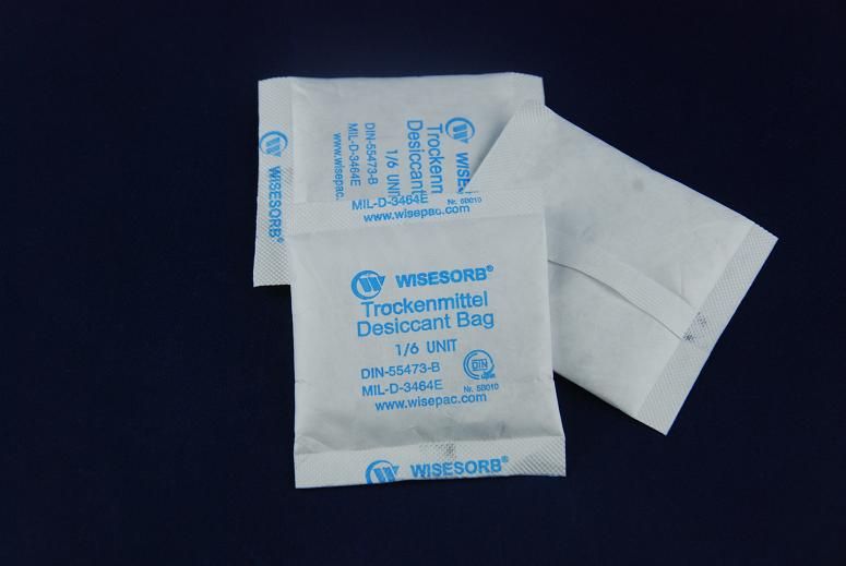 DIN Standard Wisesorb packed desiccant/active mineral/Montmorillonite desiccant bags