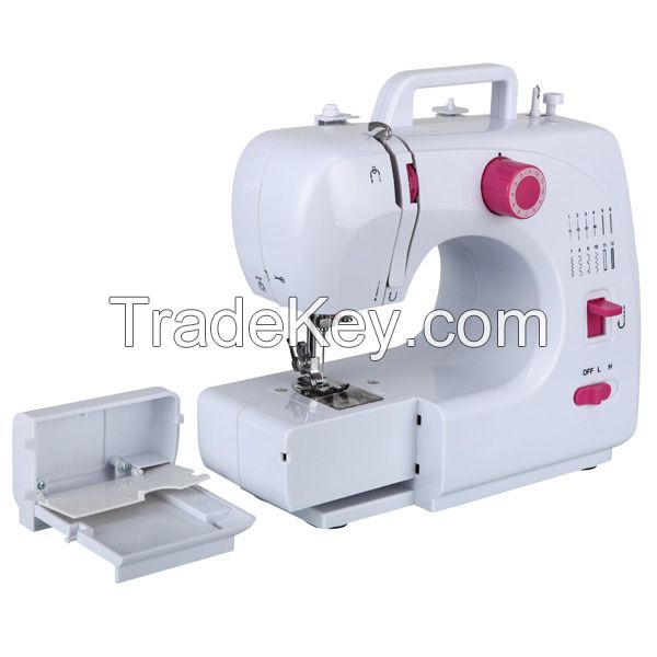 electric eyelet domestic sewing machine as gift for wife FHSM-508 with free arm