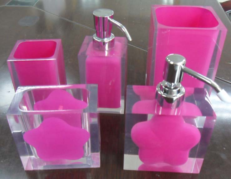 Best Selling Polyresin Acrylic Bathroom sets